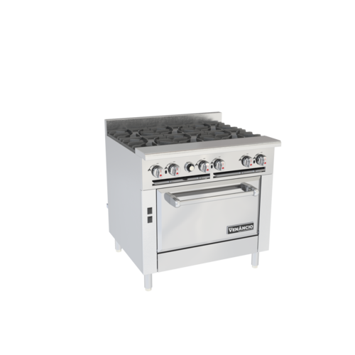 Venancio USA R36CO-36B Range, 36" Restaurant, Gas