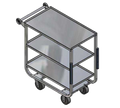 Winholt Equipment UC-3-2133SS Cart, Utility/Bussing
