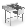 Winholt Equipment WS1T1620LD24-14DP-14GA Sink, (1) One Compartment