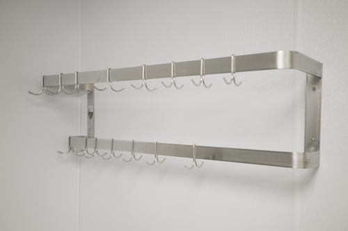 Winholt Equipment SSWMPR-4816-D Pot Rack, Wall-Mounted