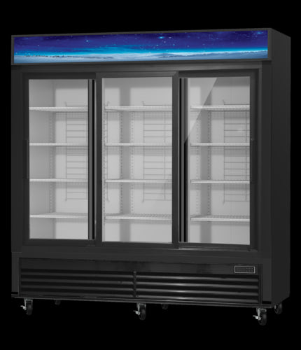 Blue Air BGM69SLB-HC Refrigerator, Merchandiser