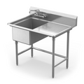 Winholt Equipment WS1T2028RD24 Sink, (1) One Compartment