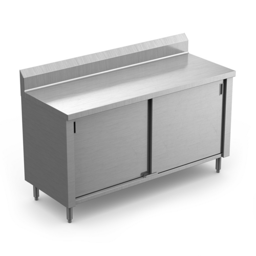 Winholt Equipment STCT-BBD2460 Work Table,  54" - 62", Stainless Steel Top