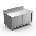 Winholt Equipment STCT-BD2472 Work Table, Cabinet Base Sliding Doors