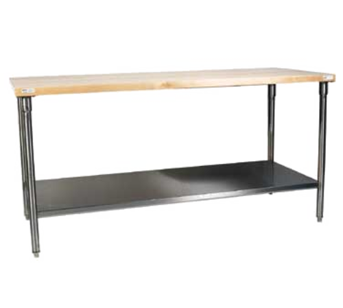 Winholt Equipment WTSS3648 Work Table, Wood Top