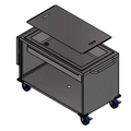 Winholt Equipment SS-BC-2748-INSULIB-FS18 Ice Bin / Ice Caddy , Mobile