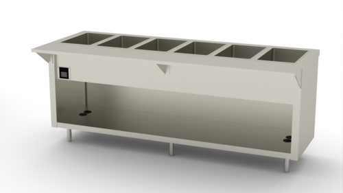Duke Manufacturing EW-6-CBSS Serving Counter, Hot Food, Electric