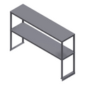 Winholt Equipment SSTMDS-1572 Overshelf, Table-Mounted