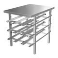 Winholt Equipment CR-54 Can Storage Rack