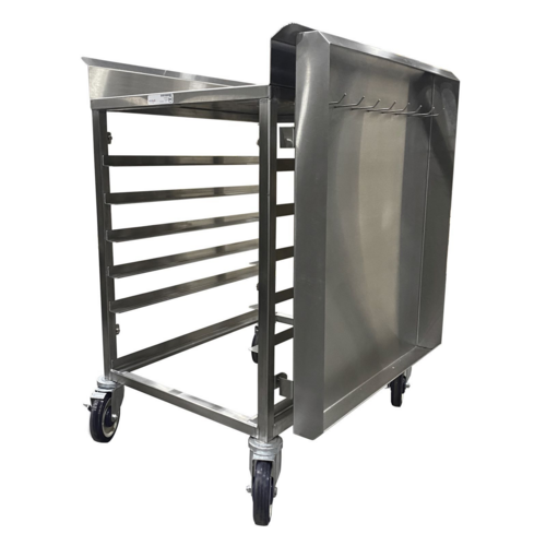 Winholt Equipment SS-CFR-2027-LC-OPT Pan Rack with Work Top, Mobile