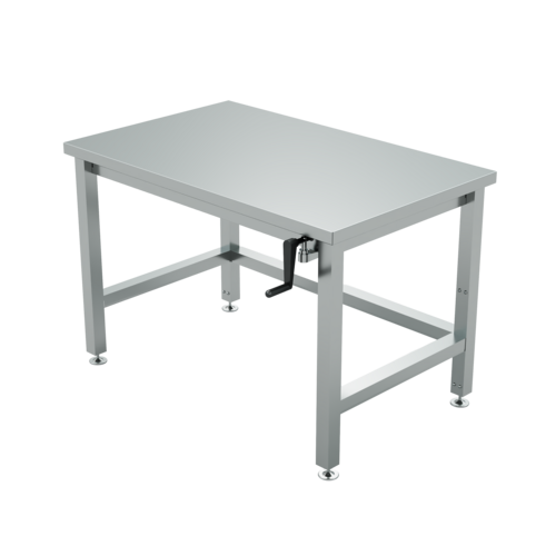 Winholt Equipment DTR-3060H32-ADJ-9 Work Table,  54" - 62", Stainless Steel Top
