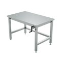 Winholt Equipment DTR-3072H32-ADJ-9 Work Table,  63" - 72", Stainless Steel Top