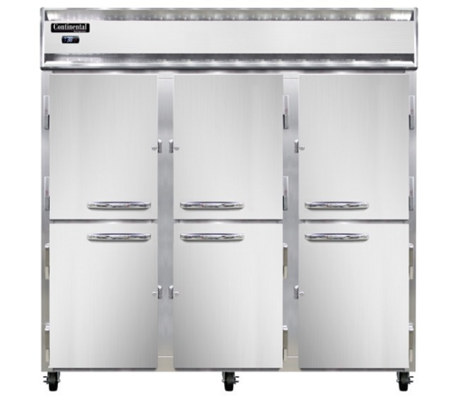 Continental 3RNSAPTHD-SD-GD Refrigerator, Pass-Thru