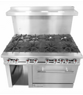 Connerton CN48-6-12G Range, 48" Restaurant, Gas