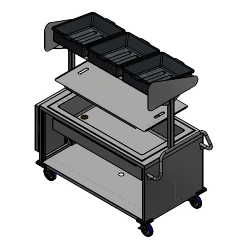 Winholt Equipment SS-BC-2748H29-INSULIB-FS18-TOS Vending Merchandising Kiosk