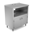 Winholt Equipment WLFD-WRKSTN-1 Work Table, Cabinet Base Hinged Doors