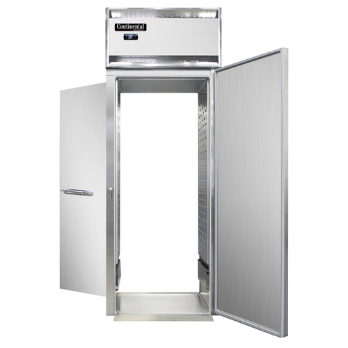 Continental D1RINSSRT Refrigerator, Roll-Thru