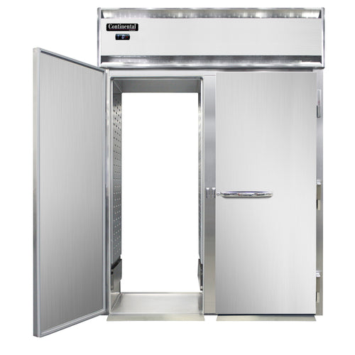 Continental D2FINSSRT Freezer, Roll-Thru