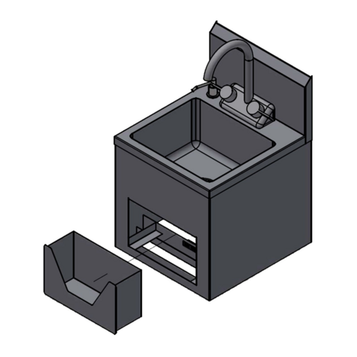 Winholt Equipment WS-HS-1210-6-ISD-ITD-KT Sink, Hand