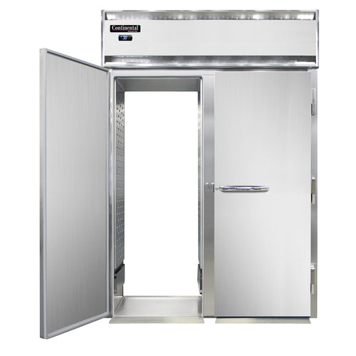 Continental D2RINSART-E Refrigerator, Roll-Thru