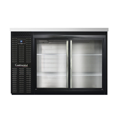 Continental BB50SNSGD Back Bar Cabinet, Refrigerated