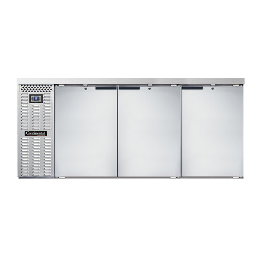 Continental BB79SNSS Back Bar Cabinet, Refrigerated