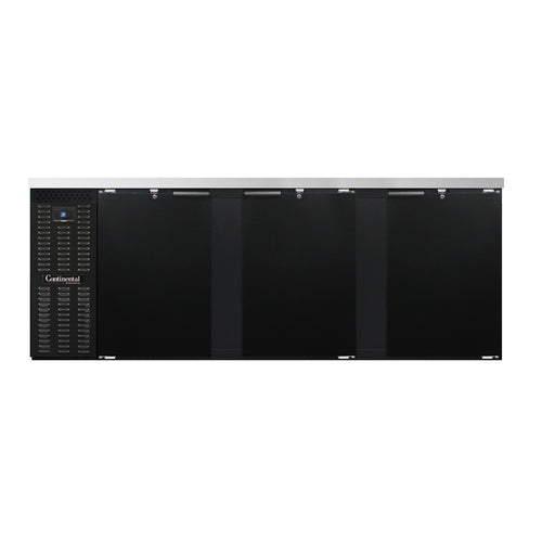 Continental BB90SN Back Bar Cabinet, Refrigerated