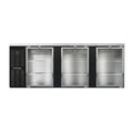 Continental BB90SNGD Back Bar Cabinet, Refrigerated