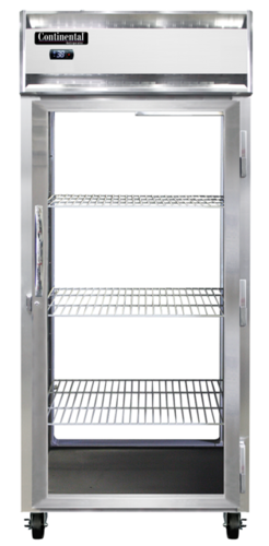 Continental 1RNXSAPT-GD-GD Refrigerator, Pass-Thru