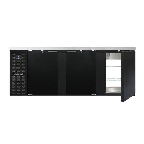 Continental BB90SNPT Back Bar Cabinet, Refrigerated, Pass-Thru