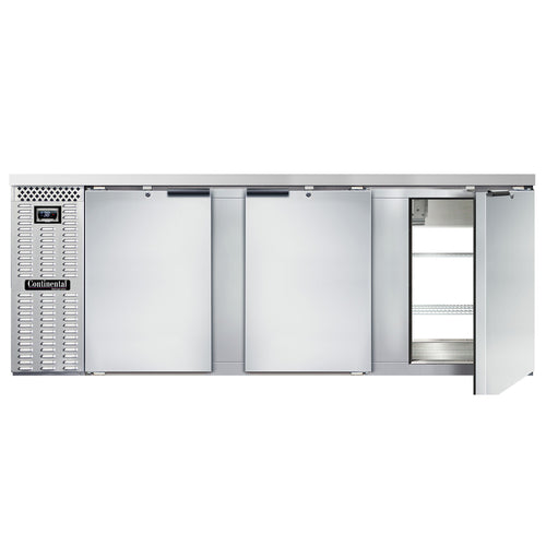 Continental BB90NSSPT Back Bar Cabinet, Refrigerated, Pass-Thru