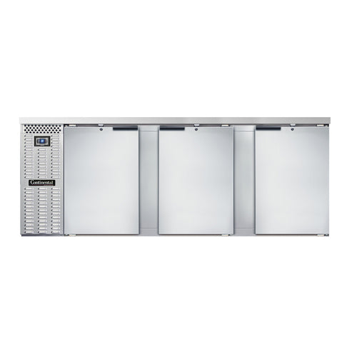 Continental BB90SNSS Back Bar Cabinet, Refrigerated
