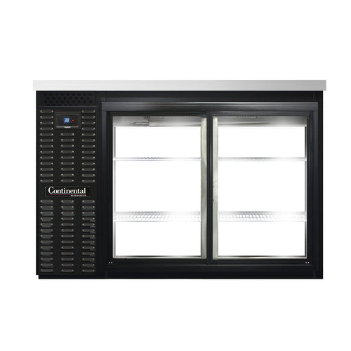 Continental BB50SNSGDPT Back Bar Cabinet, Refrigerated, Pass-Thru