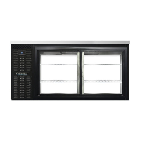 Continental BB69SNSGDPT Back Bar Cabinet, Refrigerated, Pass-Thru