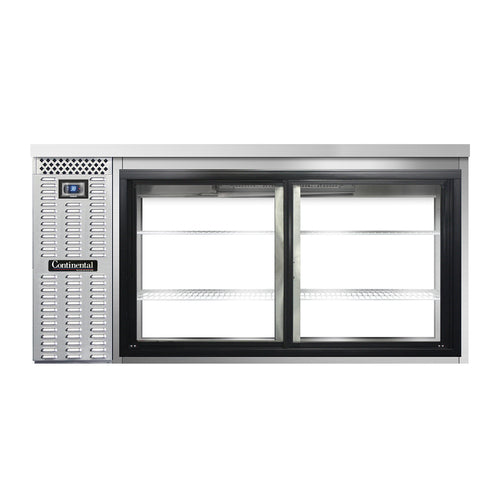 Continental BB69SNSSSGDPT Back Bar Cabinet, Refrigerated, Pass-Thru