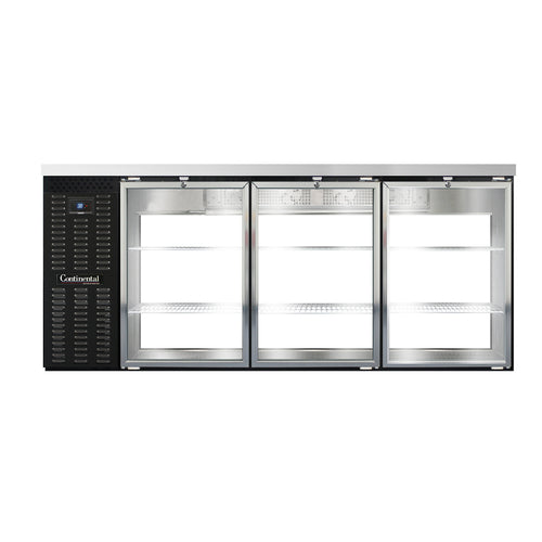 Continental BB79SNGDPT Back Bar Cabinet, Refrigerated, Pass-Thru