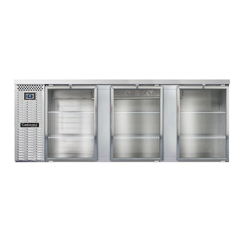 Continental BB90SNSSGD Back Bar Cabinet, Refrigerated