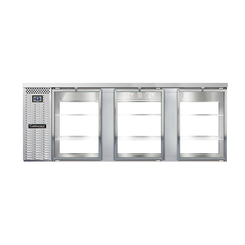 Continental BB90SNSSGDPT Back Bar Cabinet, Refrigerated, Pass-Thru