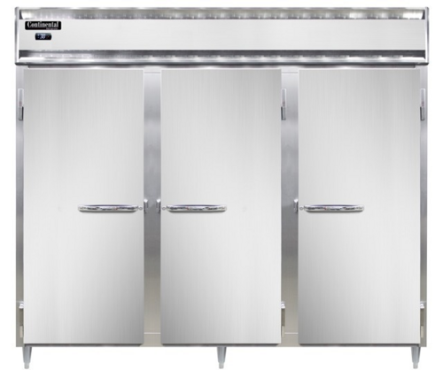 Continental D3RENSSPT-SD-GD Refrigerator, Pass-Thru