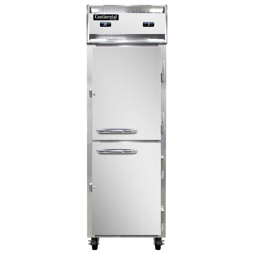 Continental 1RFNHD Refrigerator Freezer, Reach-In