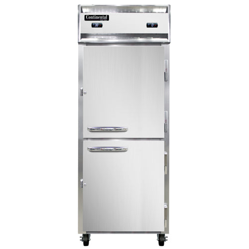 Continental 1RFENHD Refrigerator Freezer, Reach-In
