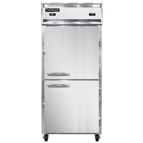 Continental 1RFXNSAHD Refrigerator Freezer, Reach-In