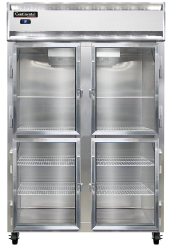 Continental 2RNSSGDHD Refrigerator, Reach-In