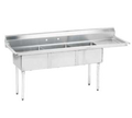 Advance Tabco FE-3-1812-18R-X Sink, (3) Three Compartment