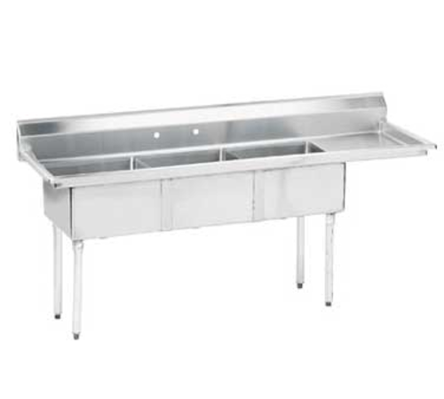 Advance Tabco FE-3-1812-18R-X Sink, (3) Three Compartment