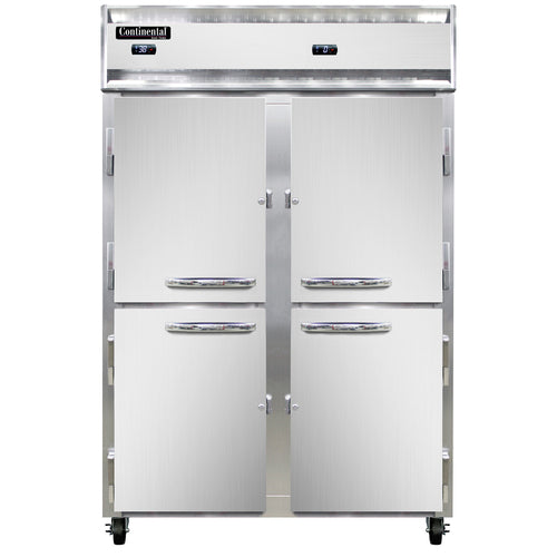 Continental 2RFNSAHD Refrigerator Freezer, Reach-In