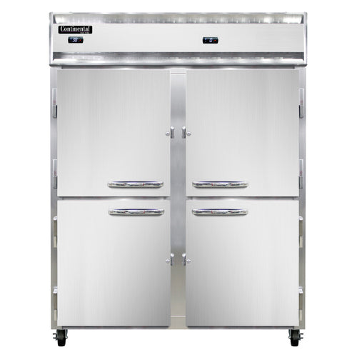 Continental 2RFENSSHD Refrigerator Freezer, Reach-In