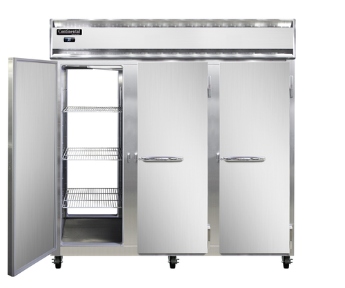 Continental 3RNSSPT Refrigerator, Pass-Thru