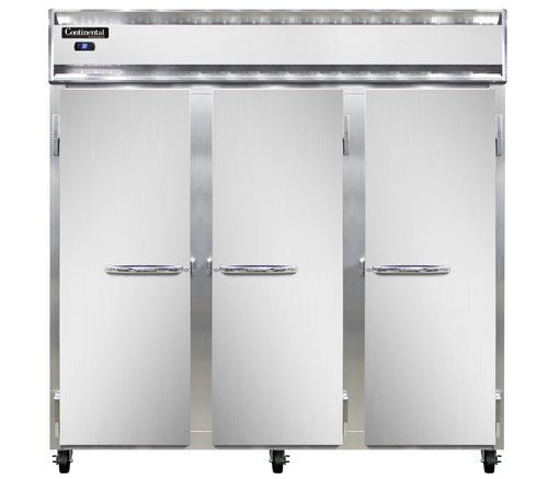Continental 3RNSA Refrigerator, Reach-In