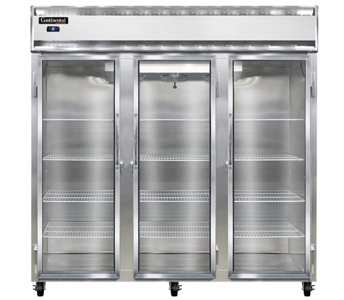 Continental 3RNSSGD Refrigerator, Reach-In